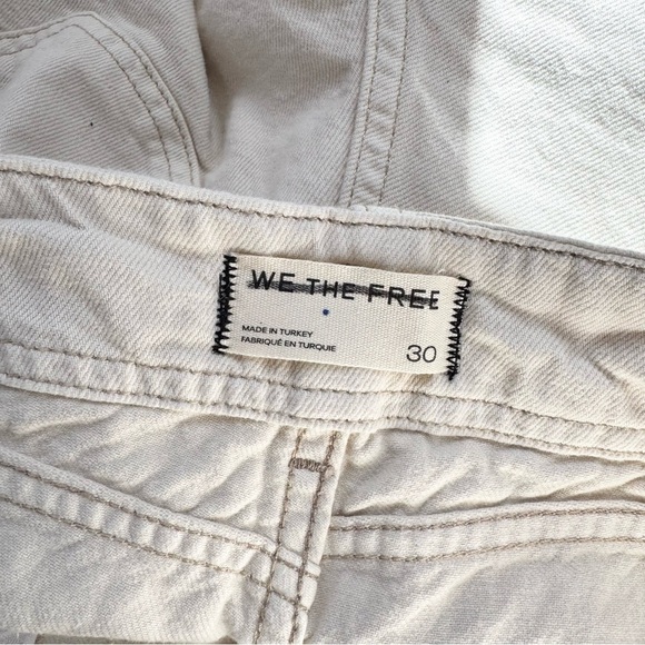 NWT Free People Aster Straight Leg Jeans Denim We The Free in Cream 30 - Picture 11 of 14